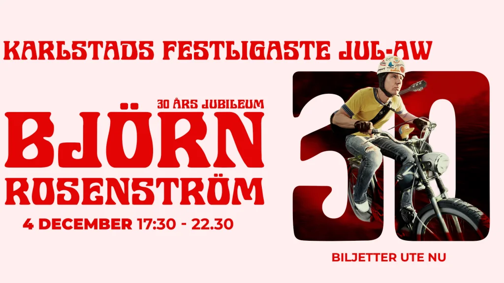 Björn Rosenström – 30 års jubileum